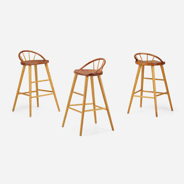 Thomas Moser. Bowback stools, set