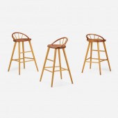 Thomas Moser. Bowback stools,