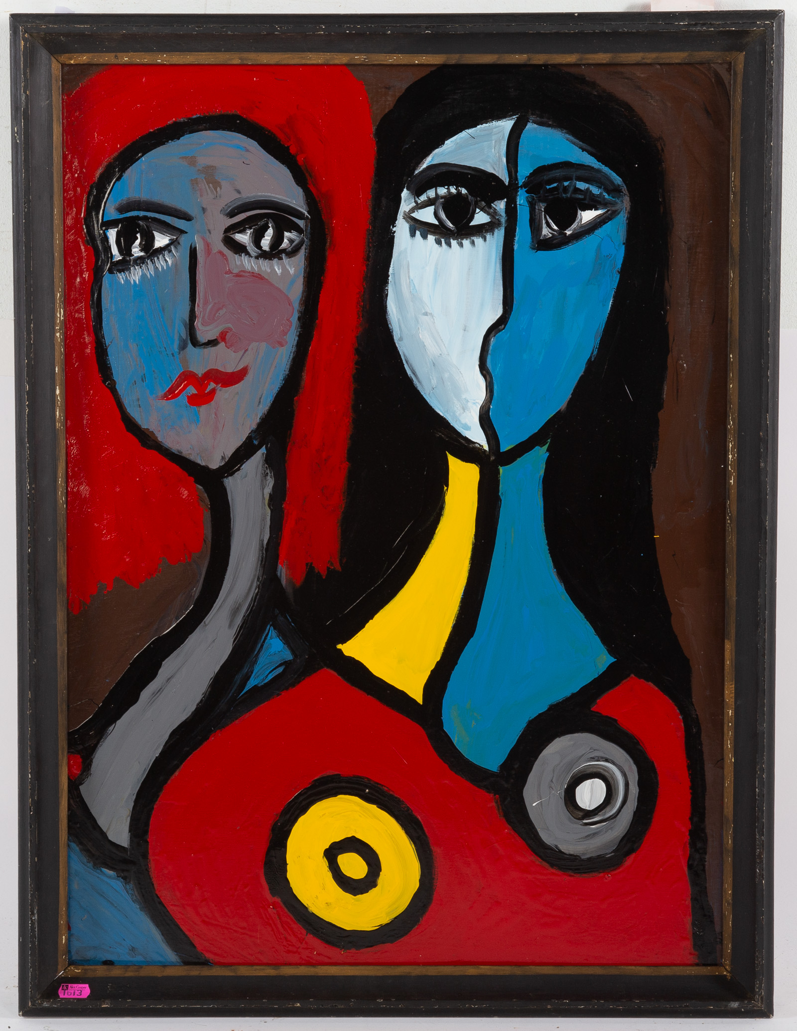 THOMAS PULGINI. TWO WOMEN, OIL