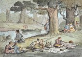 THOMAS ROWLANDSON 'FISHING' ER