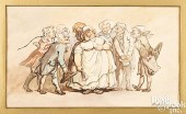 THOMAS ROWLANDSON, INK AND WAT