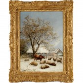 THOMAS SIDNEY COOPER, OIL ON B