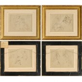 THOMAS SULLY, (2) DRAWINGS, EX