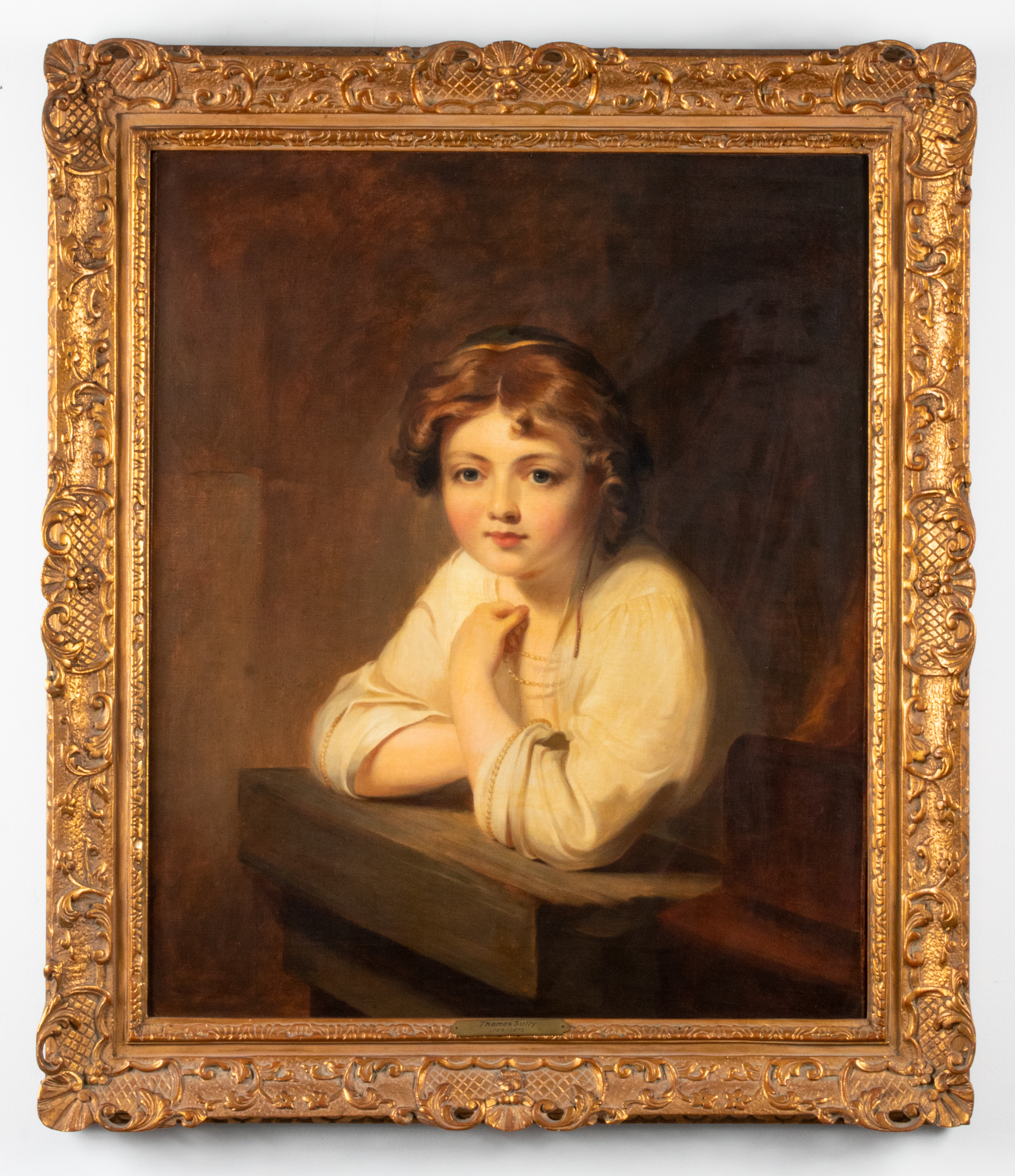 THOMAS SULLY ATTR PORTRAIT OF A