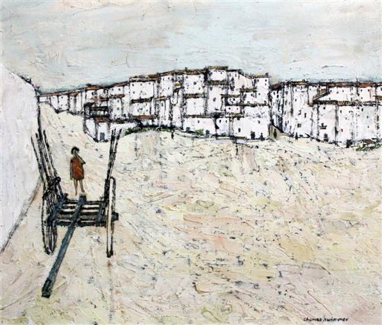Thomas Swimmer (b.1932) oil on