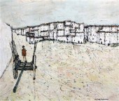 Thomas Swimmer (b.1932) oil on