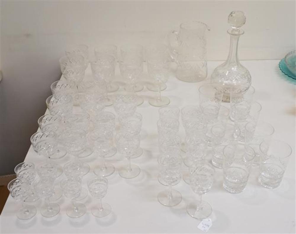 THOMAS WEBB CUT CRYSTAL 46-PIECE