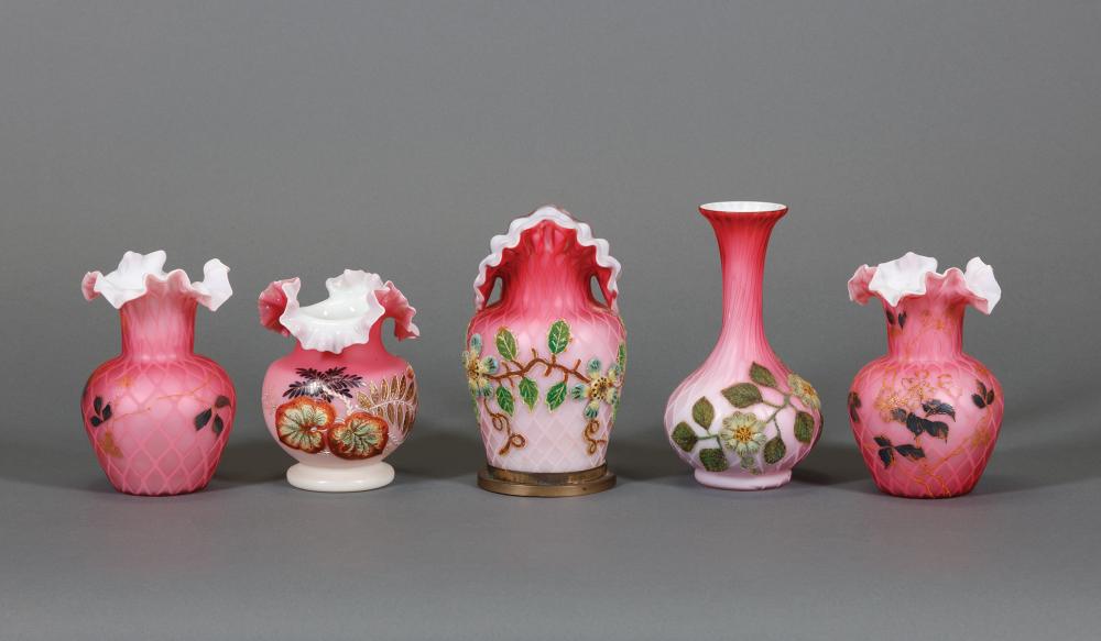 THOMAS WEBB ENAMELED SATIN ART