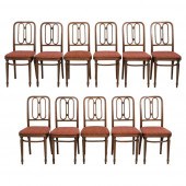 THONET SIDE CHAIRS, 11, CIRCA