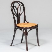 THONET STAINED BENTWOOD AND CA