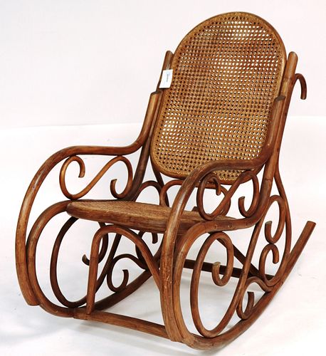 THONET STYLE BENTWOOD/CANE