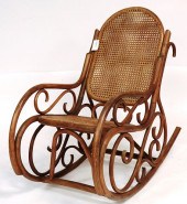 THONET STYLE BENTWOOD/CANE ROC