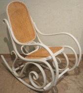 THONET-STYLE ENAMEL PAINTED BE