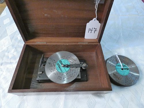 THORENS DISK MUSIC BOXVintage Swiss