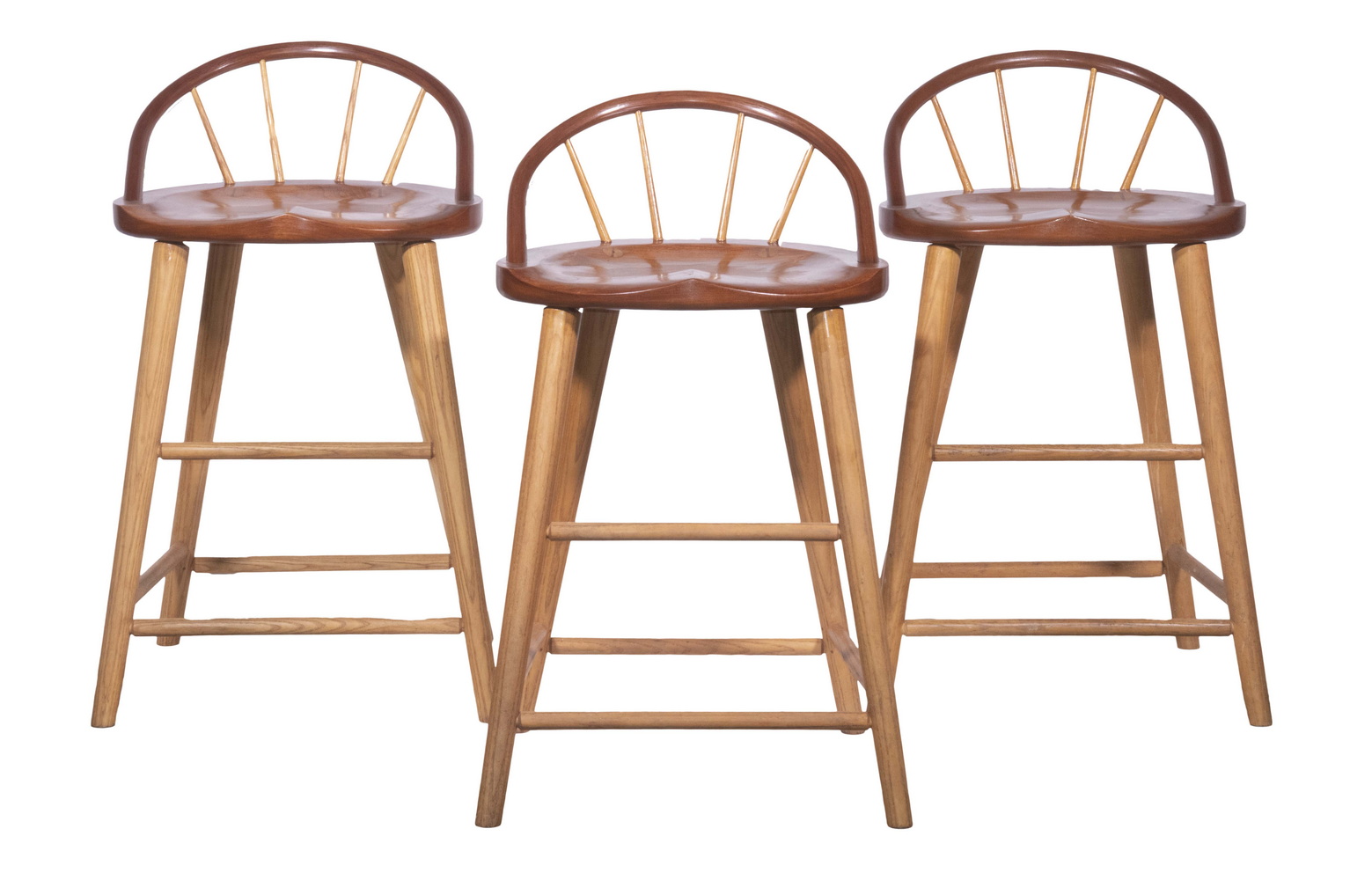 THOS. MOSER BOWBACK STOOLS (3)