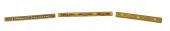 THREE 14 KARAT GOLD WORDLEY AL