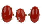 THREE 14 KARAT YELLOW GOLD & C
