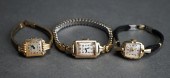 THREE 14-KARAT YELLOW-GOLD CAS