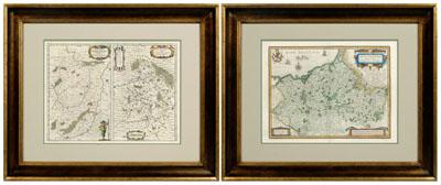 Three 17th century European maps: