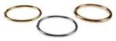 THREE 18KT. BRACELETShinged ba