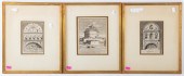 THREE 18TH C. ENGRAVINGS OF RO