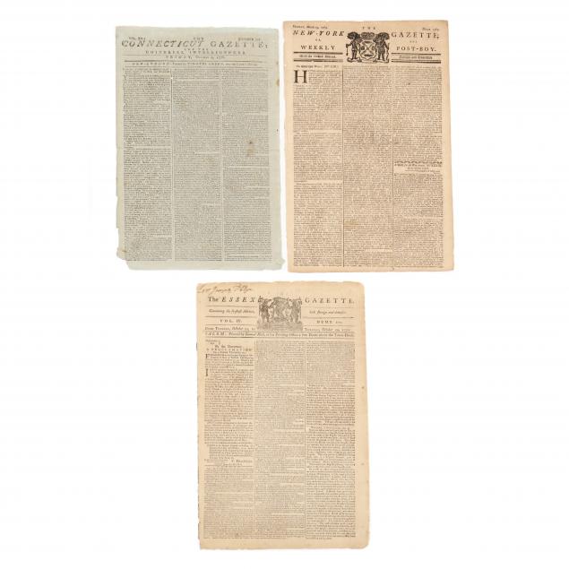 THREE 18TH CENTURY AMERICAN