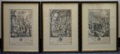 THREE 18TH CENTURY ENGRAVINGS: