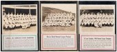 Three 1940s baseball team phot
