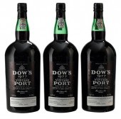 THREE 1977 DOW'S VINTAGE PORTO