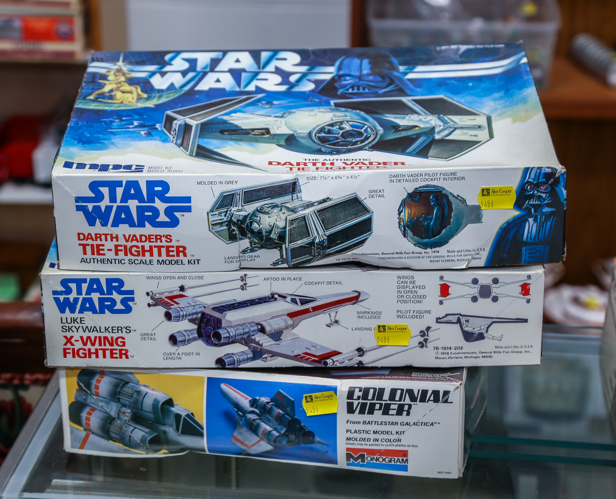 THREE 1978 STAR WARS PLASTIC