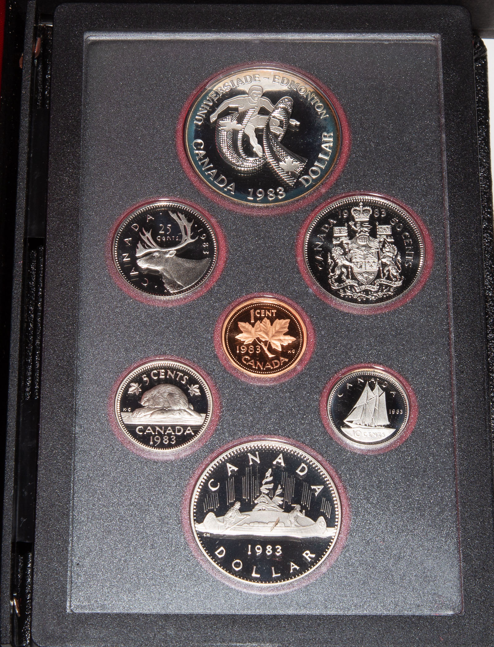 THREE 1983 ROYAL CANADIAN PROOF