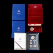 THREE 1986 PRESTIGE PROOF SETS