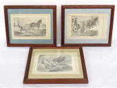 THREE 19TH C. ADV ENGRAVINGS H
