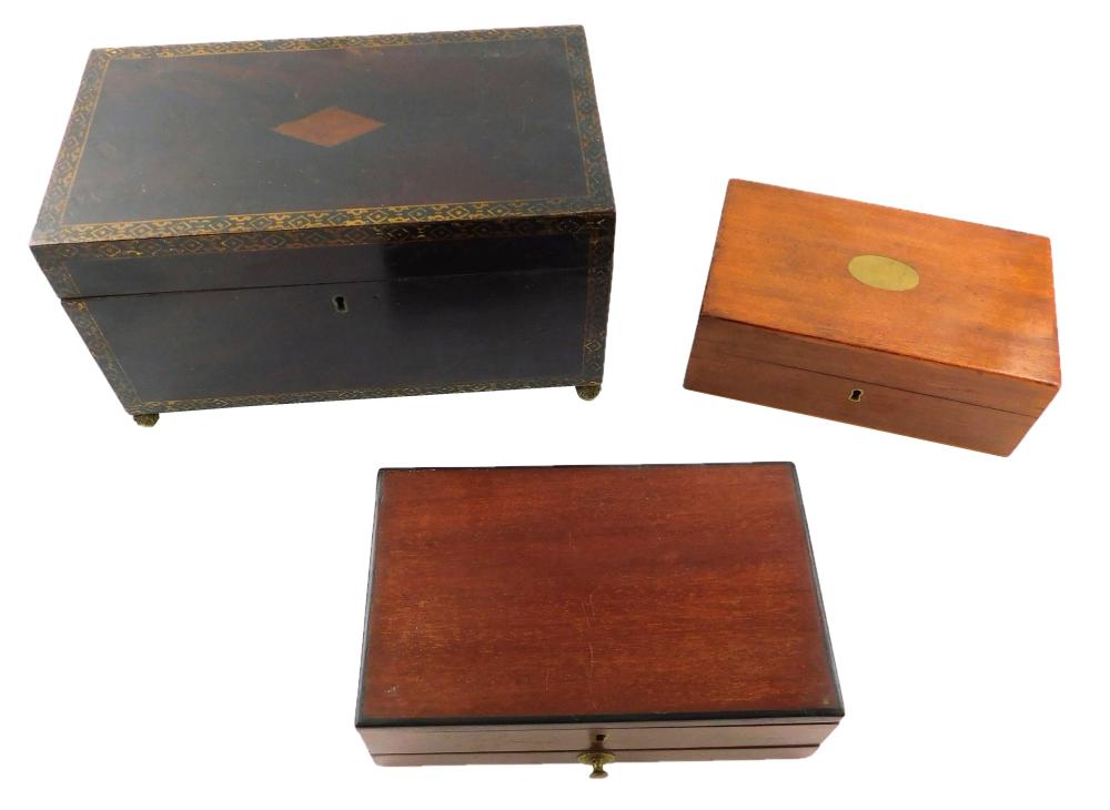 THREE 19TH C./ EARLY 20TH C. BOXES,