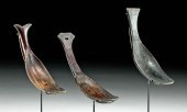 THREE 19TH C. INDONESIAN TORAJ