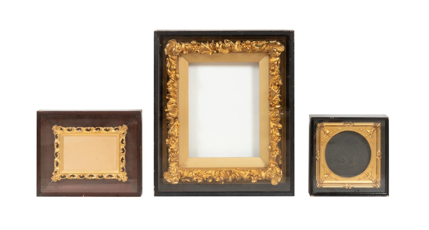 THREE 19TH C. SHADOWBOX FRAMED