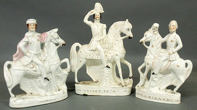 Three 19th c. Staffordshire