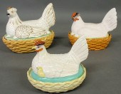 Three 19th c. Staffordshire he