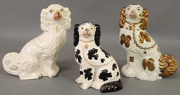 Three 19th c. Staffordshire