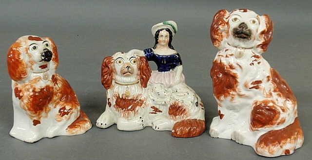 Three 19th c. Staffordshire