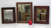 THREE 19TH C. VICTORIAN MIRROR