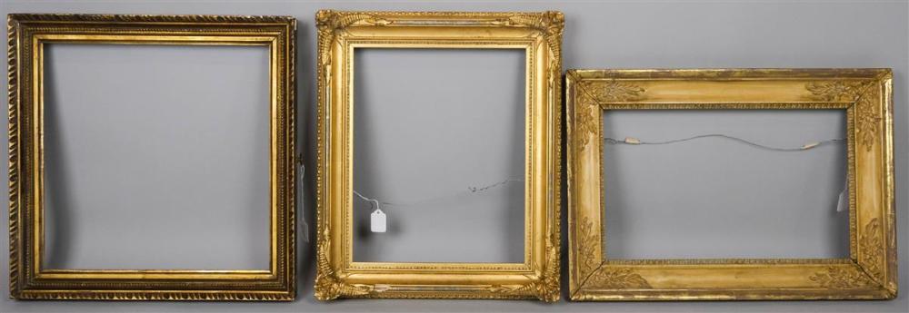 THREE 19TH CENTURY AMERICAN GOLD