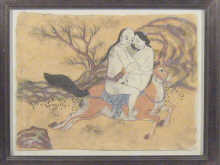 Three 19th century ink and