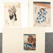 Three 19th century Japanese co