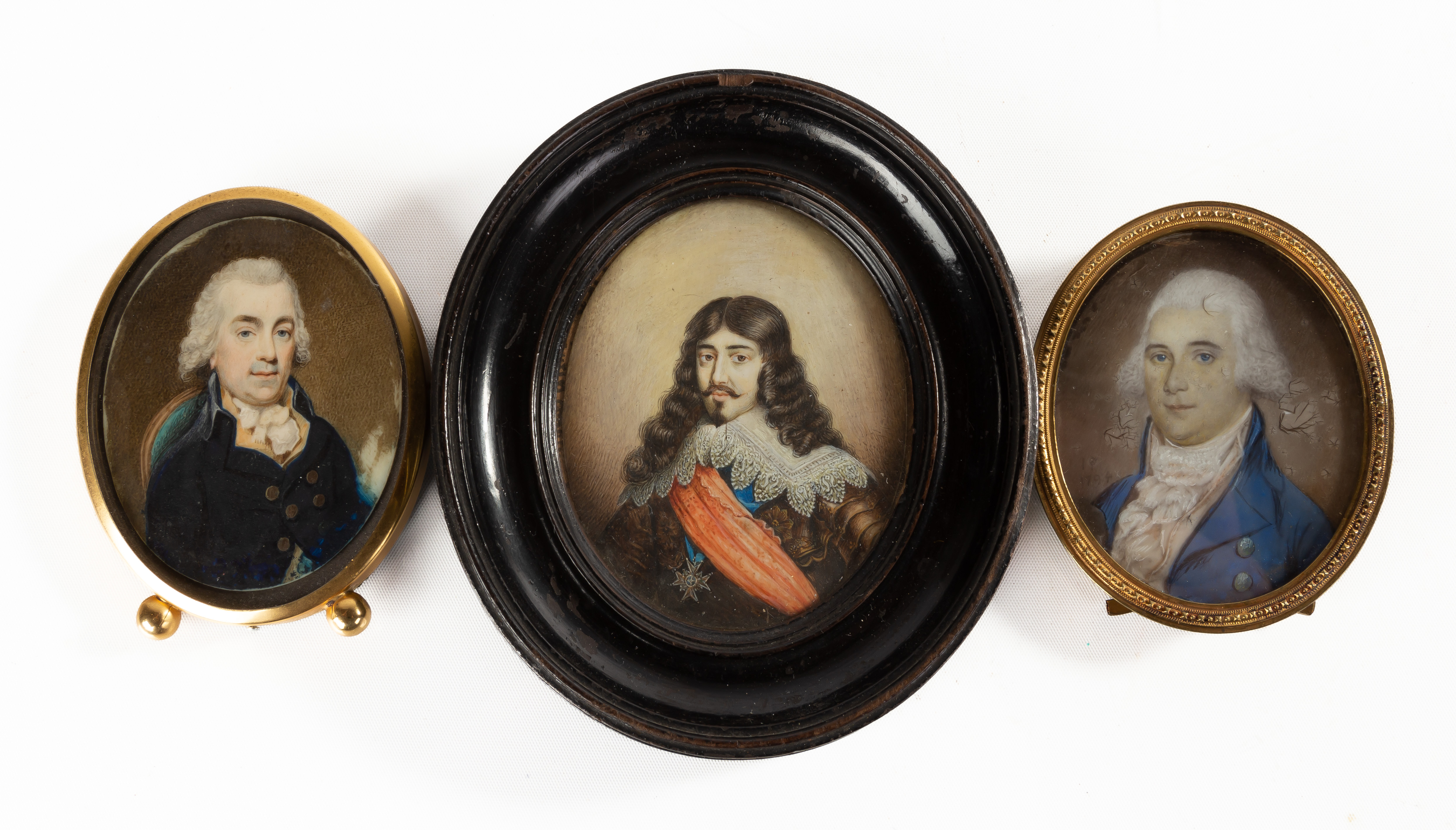THREE 19TH CENTURY MINIATURE