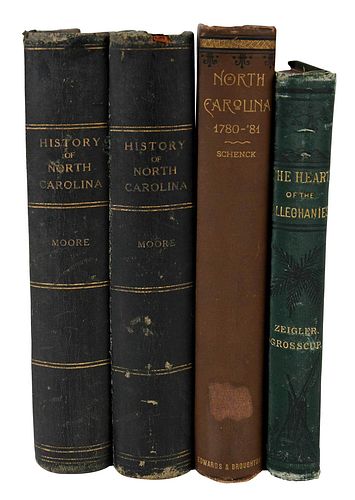 THREE 19TH CENTURY NORTH CAROLINA