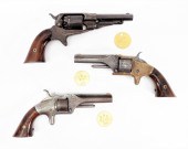 THREE 19TH CENTURY REVOLVERS U