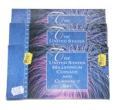 THREE 2000 MILLENNIUM COIN & C