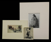 THREE 20TH C. ETCHINGS, INCLUD