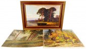 THREE 20TH C. LANDSCAPE PAINTI